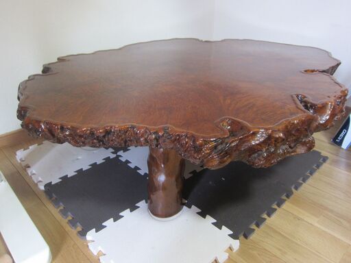 【お値下げ】木製　テーブル　和風　110㎝×140㎝　中古品　値引き可