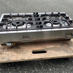 ☆中古品 マルゼン 卓上2口 コンロ M-822E 都市ガス 2017年 動作問題なし☆