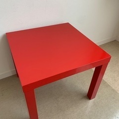 6/19までに取りに来れる方　IKEAテーブル　赤
