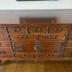 李朝風家具　アンティーク　チェスト