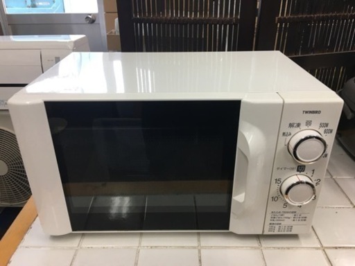 ツインバード　電子レンジ　DR-D419　2017年製　中古