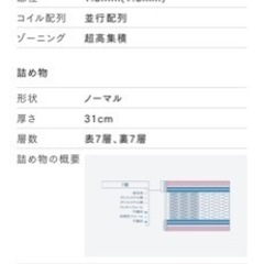 新古品マットレス