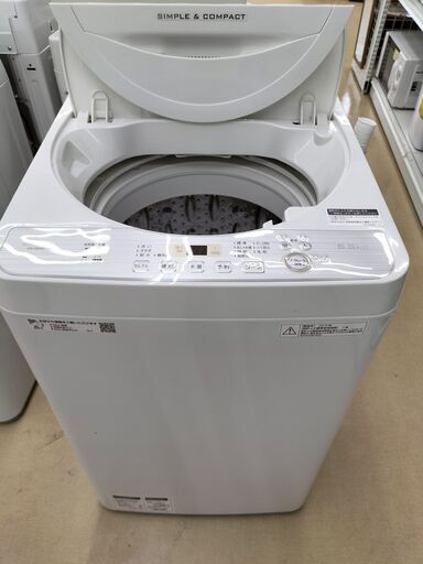 シャープ 5.5kg 洗濯機 2019年製 ES-GE5C IK-225