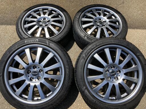 お値打ち中古タイヤホイール4本セット 17インチ7J+50 PCD100-5H