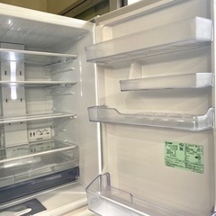 三菱 3ドア 冷蔵庫 365L mr-cx37c 2018年製 ホワイト 中古