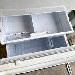 三菱 3ドア 冷蔵庫 365L mr-cx37c 2018年製 ホワイト 中古