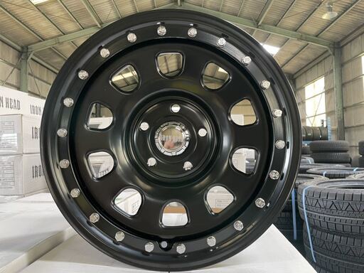 IRON HEADデイトナビードロック風 17インチ7Jインセット35 PCD127-5H