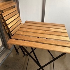 IKEA テルノー　テーブル＆チェア2脚 屋外用
