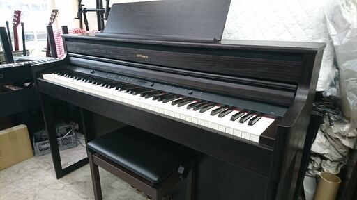 電子ピアノ Roland ローランド HP704-DR 2020製 木製鍵盤 動作品