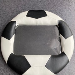 美品　サッカーボール立体型フォトフレーム