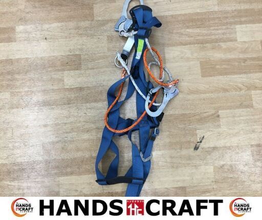 サンコー　SSL-M-01　フルハーネス　中古品　新規格　ランヤード付き　100キロ　第一種（4ｋN）　2.3ｍ　【ハンズクラフト宜野湾店】