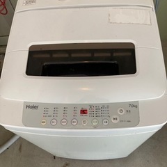 洗濯機ハイアール 7kg 2016年製