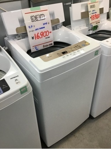 ●販売終了●5キロ　洗濯機　アイリスオーヤマ　2019年製　中古品