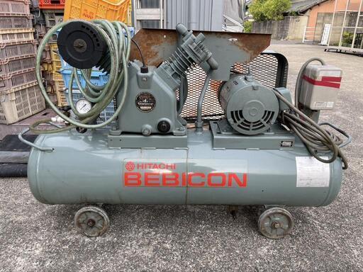 エアコンプレッサー HITACHI ５馬力 3.7P-9.5V6