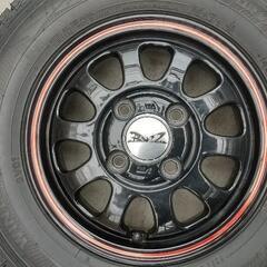 ご成約済み🎵6/18日(日)までの取引価格🙋軽トラ軽バンに😉未使用冬タイヤ145R12 6PR LT+中古アルミセット😆✨