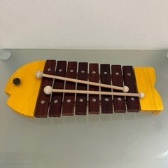 木製　知育玩具　木琴　シロフォン