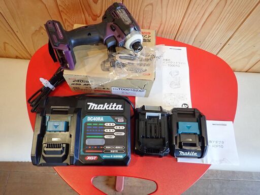 【お取引き打合せ中】★MAKITA（マキタ）40Vmaxシリーズ／インパクト・バッテリー・充電器・互換アダプターの純正品4点セット