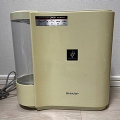 【無料】SHARP プラズマクラスター7000 気化式加湿器 2...