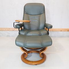 北欧ノルウェーのメーカーEKORNES(エコーネス)社のストレスレスチェアー コンサル(M)/サイドテーブル付です！！リビングはもちろんシアタールームなどにおススメの北欧デザインのパーソナルチェアー♪DF113