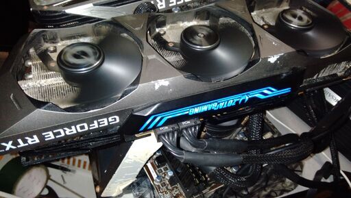 ほぼ新品 グラフィックボード RTX 3090 NON LHR GPUグリスとサーマル