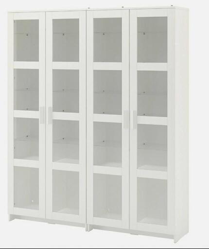 IKEA BRIMNES ブリムネス\nコレクションケース, ホワイト, 80x190 cm