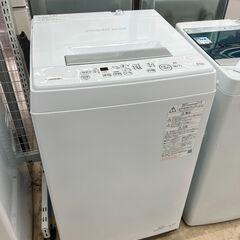美品】洗濯機2022年製TOSHIBA AW-45M9