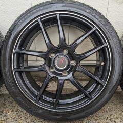 17インチアルミ　レイズマルカGgmes 215/45R-17
