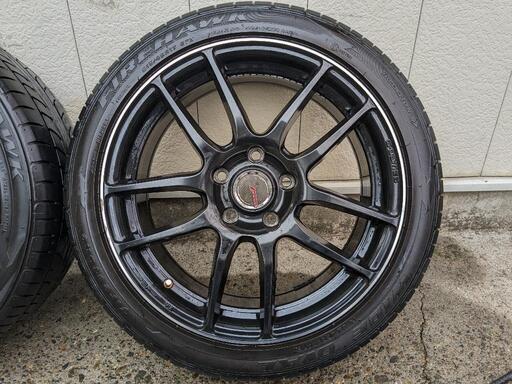 17インチアルミ　レイズマルカGgmes 215/45R-17