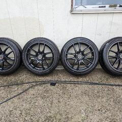17インチアルミ　レイズマルカGgmes 215/45R-17