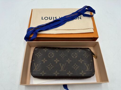 【美品】本物・ルイヴィトン LOUIS VUITTON「ジッピー」 長財布 モノグラム 管理No2