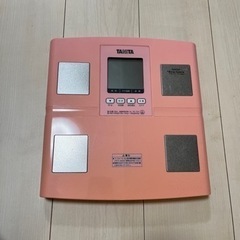 タニタ体重計　ピンク