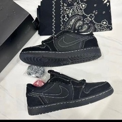 NIKE ナイキトラヴィススコット エアージョーダン ブラックファントム