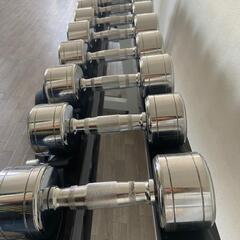 クロームダンベルラック+BODYMAKER EXCELLENTクロームダンベル
