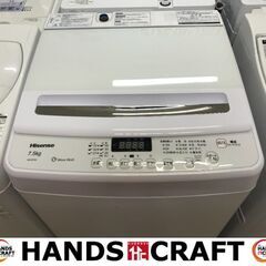 ✨ハイセンス　中古　HW-G75A　洗濯機　7.5㎏　2020年...