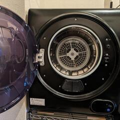 電気式小型衣類乾燥機(マイウェーブ ブラック) 容量3kg