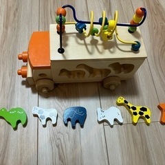 知育玩具　ルーピング　型はめ　木のおもちゃ