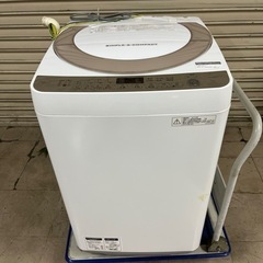 【売約済】【2018年式】SHARP 全自動洗濯機　ES-KS70T