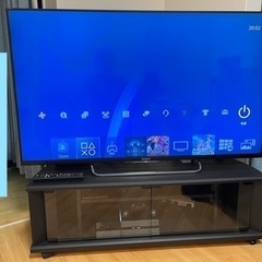 ソニー49型液晶テレビ&テレビ台のセット