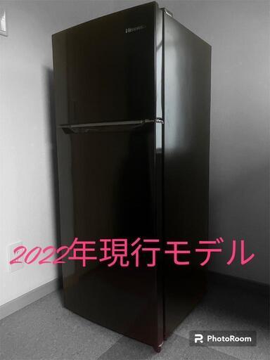 ️✨【美品】 Hisense ハイセンス 2ドア冷蔵庫 HR-B12J1B 人気のブラック 2022年製！ 単身
