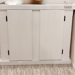 アクリル水槽、水槽台セット　【引き取り限定】