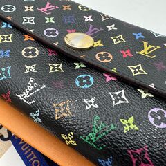 😸【 良品】本物・正規品 ルイヴィトン「LOUIS VUITTON」「ポルトフォイユ サラ」「モノグラムマルチカラー」 管理No5