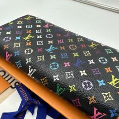 😸【 良品】本物・正規品 ルイヴィトン「LOUIS VUITTON」「ポルトフォイユ サラ」「モノグラムマルチカラー」 管理No5