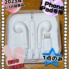 【1点のみ半額以下】新品同様i Phone iPad専用ヘッドホ...