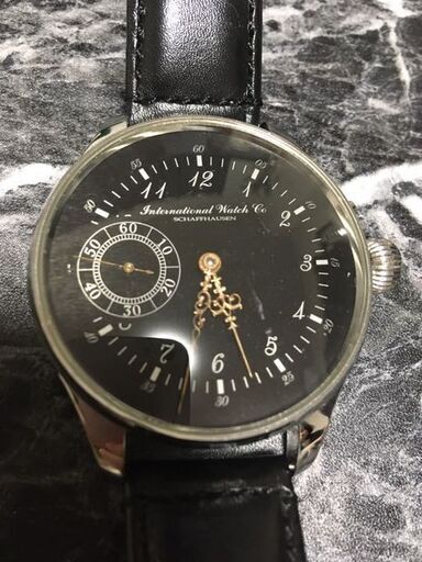 男性用腕時計☆本物☆IWC　シャウハウゼン　手巻き　美品　高級腕時計との交換も可能です。