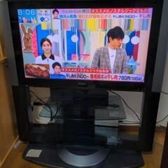 プラズマテレビ　テレビ台セット　W37P-H8000　