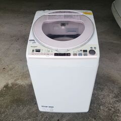 シャープ 全自動型洗濯乾燥機  ES-TX830P 8kg / ...