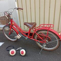 子供用自転車（18インチ）ヘルメット付き