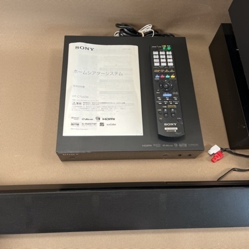 SONY ホームシアターシステム サウンドバー ソニー HT-CT550W 取扱説明