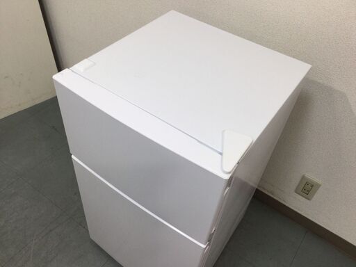 （6/21受渡済）JT7018【MAXZEN/マクスゼン 2ドア冷蔵庫】2021年製 JR087ML01WH 87L 家電 キッチン 冷蔵冷凍庫