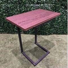 アイリスオーヤマ テーブル サイドテーブル コの字型デザイン 木目調